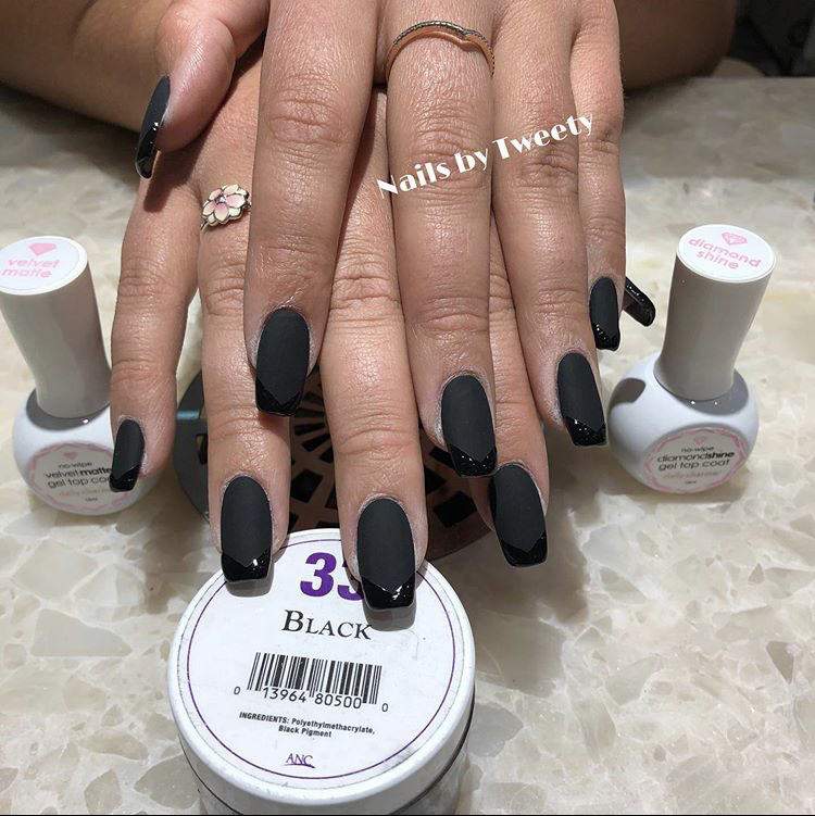 DP - Black 33 - Matte and Diamond Shine Topcoat