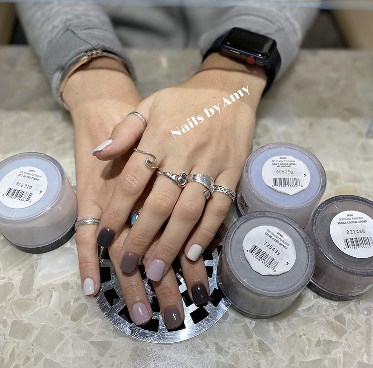 DP - A61 Taupe-less Beach, A60 Don't Bossa Nova Me Around, I55 Krona-logical order, and T71 It's in the Cloud